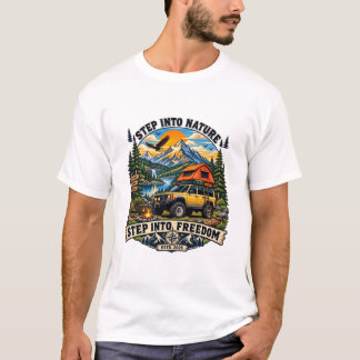 Camiseta de viaje en moto antigua | Clásico Ame