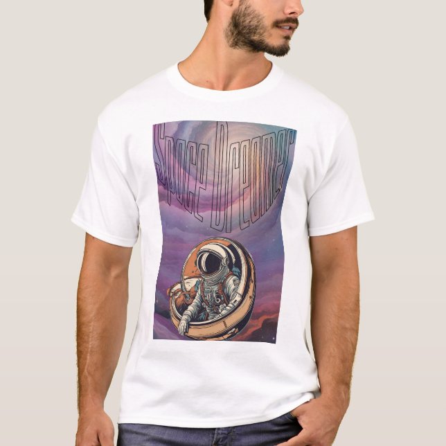 Camiseta de viaje espacial de Dreamer Space (Anverso)
