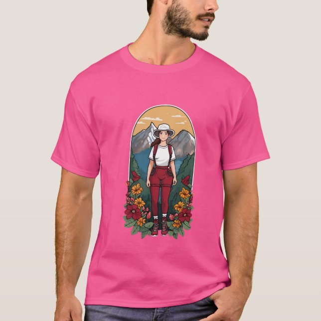 Camiseta de viaje feliz (Anverso)