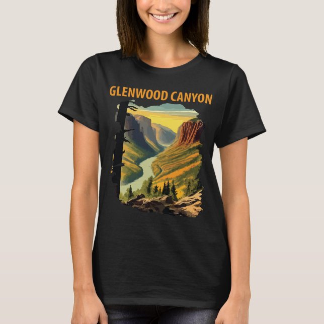 Camiseta de viaje Glenwood Canyon River Gorge (Anverso)