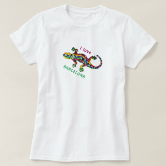 Camiseta de viaje I - Love Barcelona Regalo para T