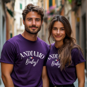 Camiseta de viaje italiana para adultos Andiamo Ma