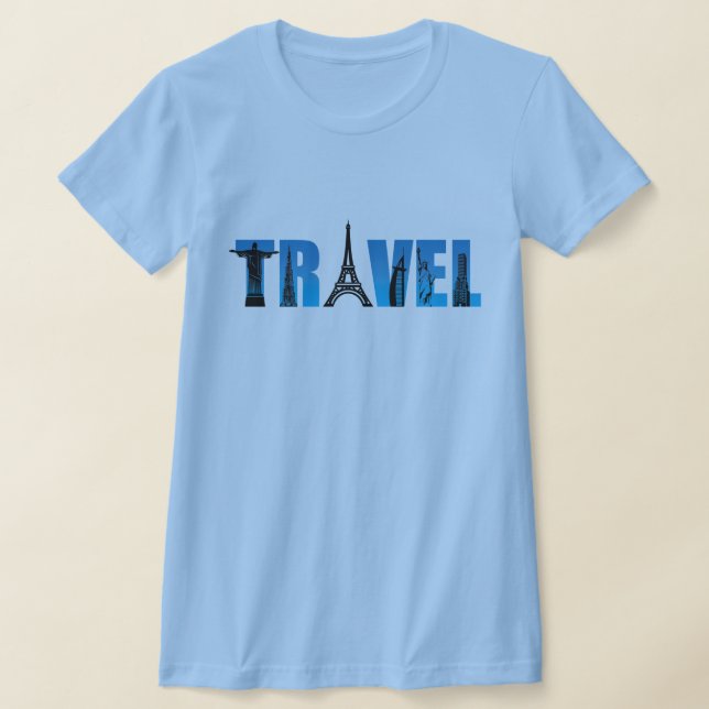 Camiseta de viaje para mujeres (Distribución)