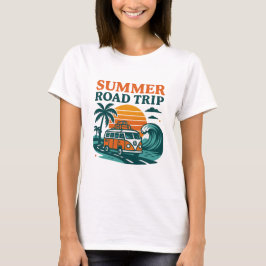 Camiseta de viaje por carretera de verano