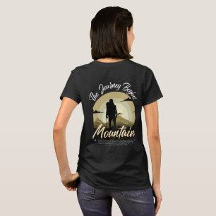 Camiseta de viaje por la montaña – La aventura com