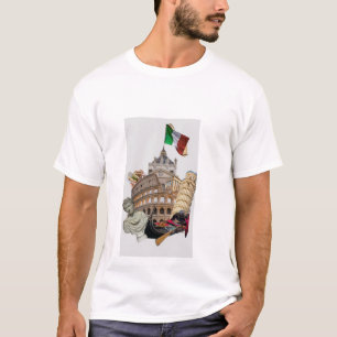 Camiseta de viaje por Roma Venecia Italia   Monume