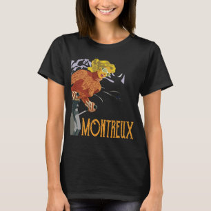 Camiseta de viaje retro del castillo de Montreux j