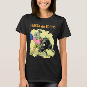 Camiseta de viaje retro Fiesta de Toros España