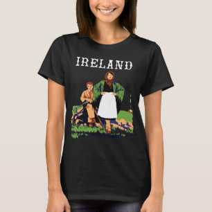 Camiseta de viaje retro verde para jóvenes de Irla