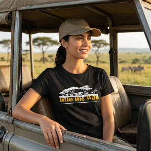 Camiseta de viaje Safari Aventura en la naturaleza