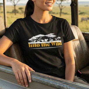 Camiseta de viaje Safari Aventura en la naturaleza