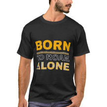 Camiseta de viaje sola Nacida para vagar