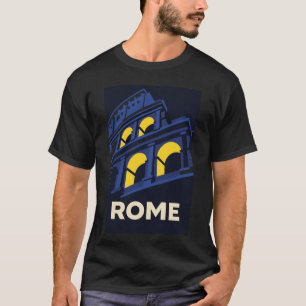 Camiseta de viaje vintage Roma Italia Ciudad retro