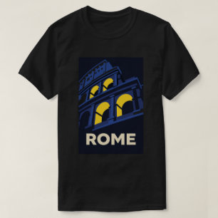 Camiseta de viaje vintage Roma Italia Retro Ciudad
