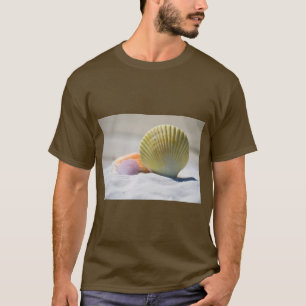 Camiseta de Vibraciones de Conchas en la Playa de