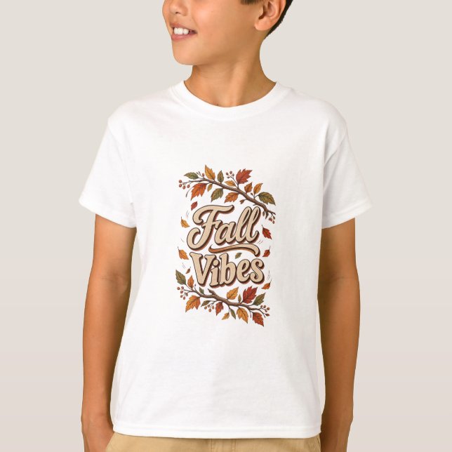Camiseta de Vibraciones de Otoño (Anverso)