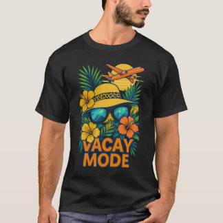 camiseta de vibraciones de verano fresca