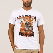 Camiseta de Vibraciones Espeluznantes de Halloween