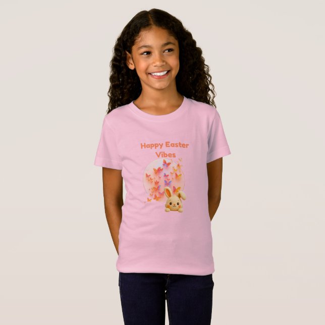 Camiseta de Vibraciones Felices de Pascua (Anverso completo)