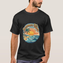 Camiseta de Vibraciones Veraniegas Puesta de Sol T