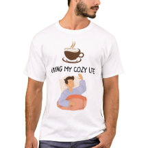 Camiseta de vida acogedora para los amantes de la 