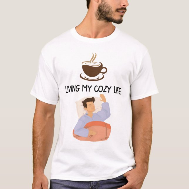 Camiseta de vida acogedora para los amantes de la  (Anverso)