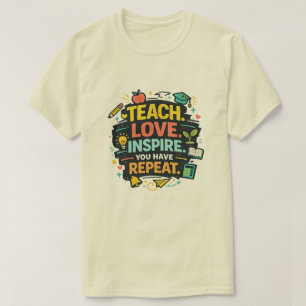 Camiseta de vida de maestro Amor de maestro Inspir