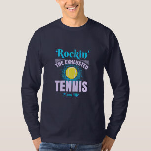 Camiseta de vida de Rockin’ Tennis Mom