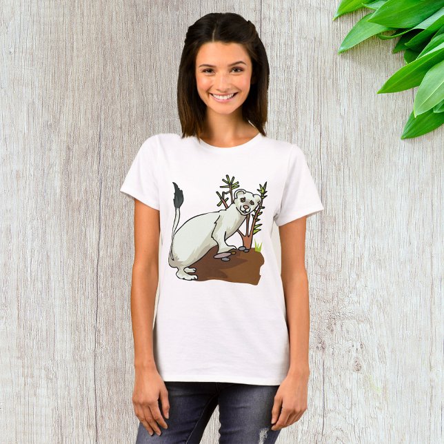 Camiseta de vida silvestre White Weasel (Subido por el creador)