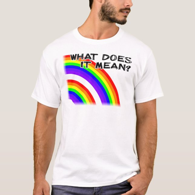 Camiseta de Video de Arcoíris Doble (Anverso)