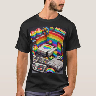 Camiseta de vídeo retro