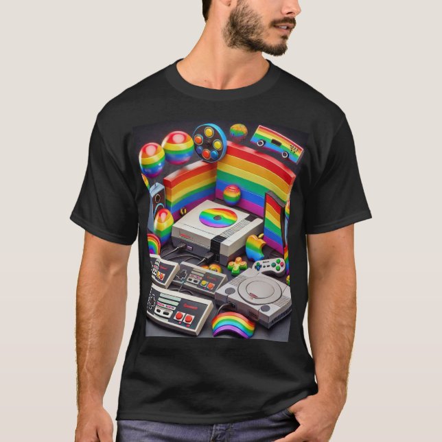 Camiseta de vídeo retro (Anverso)