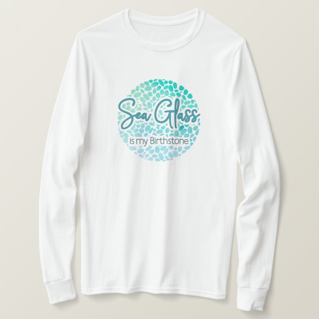 Camiseta de vidrio marino (Anverso del diseño)