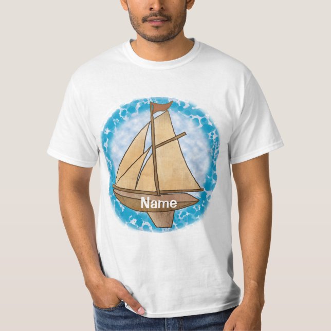 Camiseta de viejo barco de vela (Anverso)