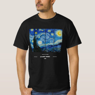 Camiseta de Vincent Van Gogh Noche estrellada