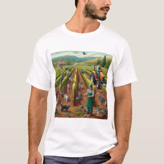 Camiseta de viñedo irreal