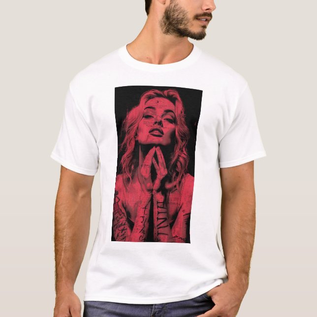 Camiseta de vinilo de Marilyn MonroeDescripción: (Anverso)