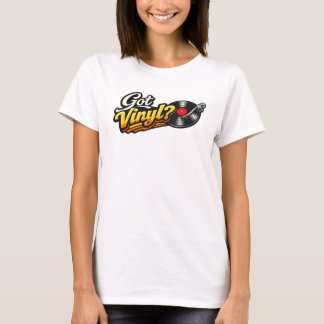 Camiseta de vinilo obtenida
