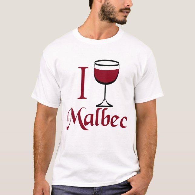 Camiseta de vino de Malbec (Anverso)