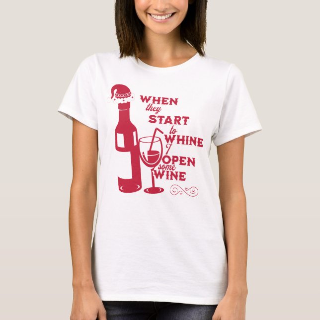 Camiseta de vino festivo divertida de Mamá (Anverso)