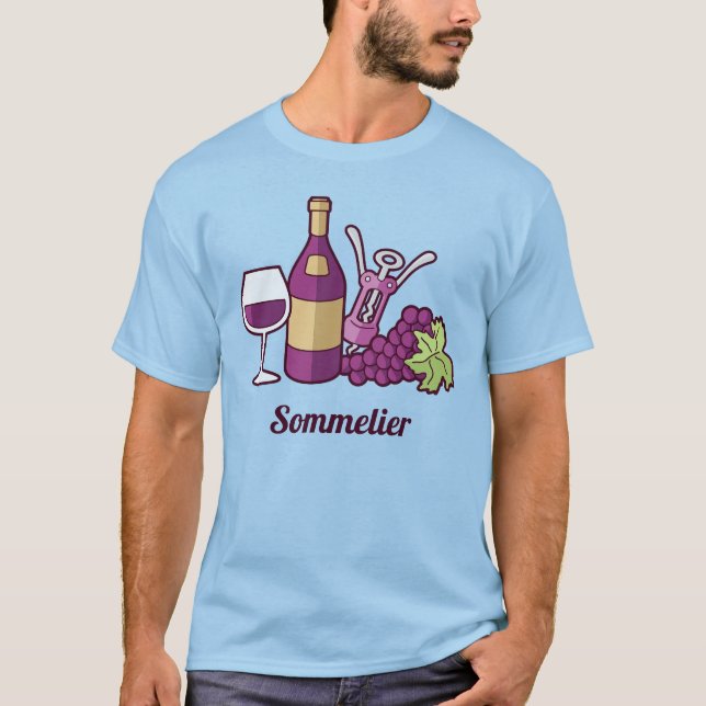 Camiseta de vino rojo (Anverso)