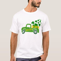 Camiseta de vintage Shamrock Truck