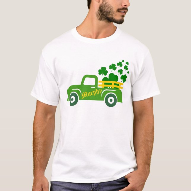 Camiseta de vintage Shamrock Truck (Anverso)