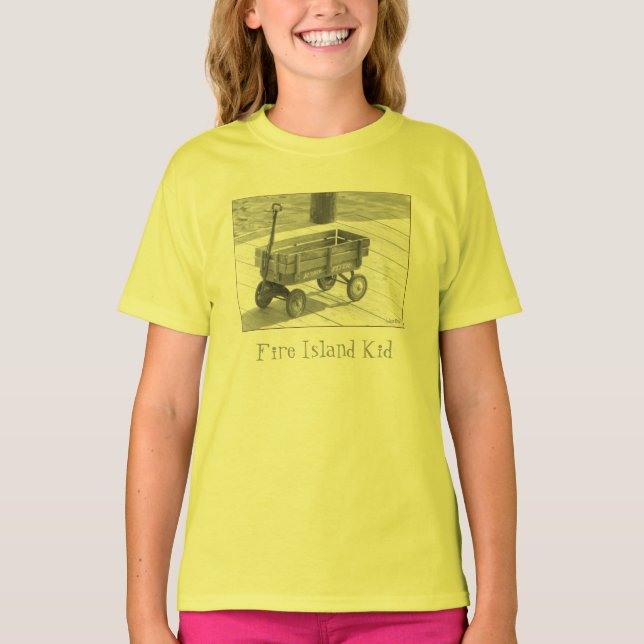 Camiseta de Vintage Wagon Kid's (Anverso)