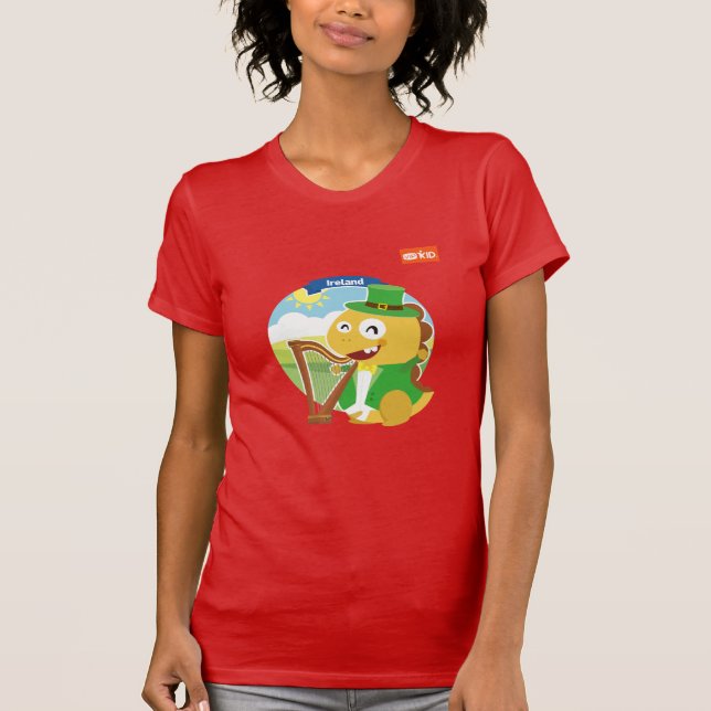 Camiseta de VIPKID Irlanda (naranja) (Anverso)
