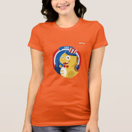 Camiseta de VIPKID LOS E.E.U.U. (naranja)