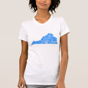 Camiseta de Virginia del Appalachia de las mujeres