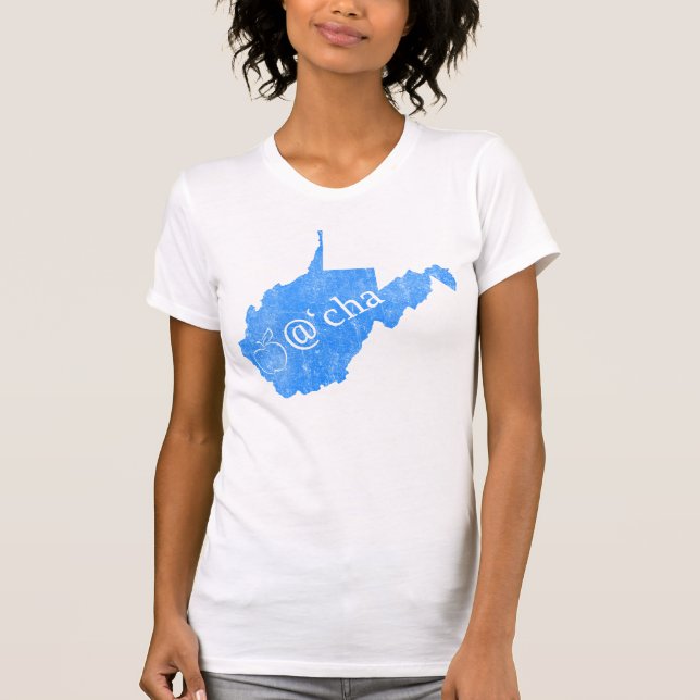 Camiseta de Virginia Occidental del Appalachia de (Anverso)