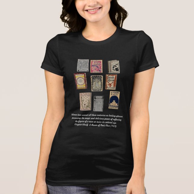 Camiseta de Virginia Woolf Book (Anverso)