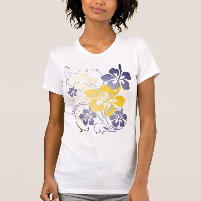 Camiseta de visiones tropicales (Anverso)